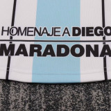 2001 Maradona #10 Argentina Home Retro Kids Soccer Jersey 2001有名有号