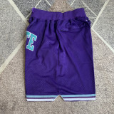 Hornets Purple Four Bags NBA Pants