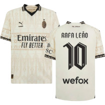 RAFA LEãO #10 AC Milan x PUMA x Pleasures 4Th Fans Jersey 2023/24 欧冠体