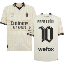 RAFA LEãO #10 AC Milan x PUMA x Pleasures 4Th Fans Jersey 2023/24 欧冠体