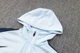 2025 France Grey Hoody Zipper Jacket Windbreaker