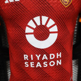 2024 Roma ASR Originals Red Player Version Soccer Jersey 有胸前新新广