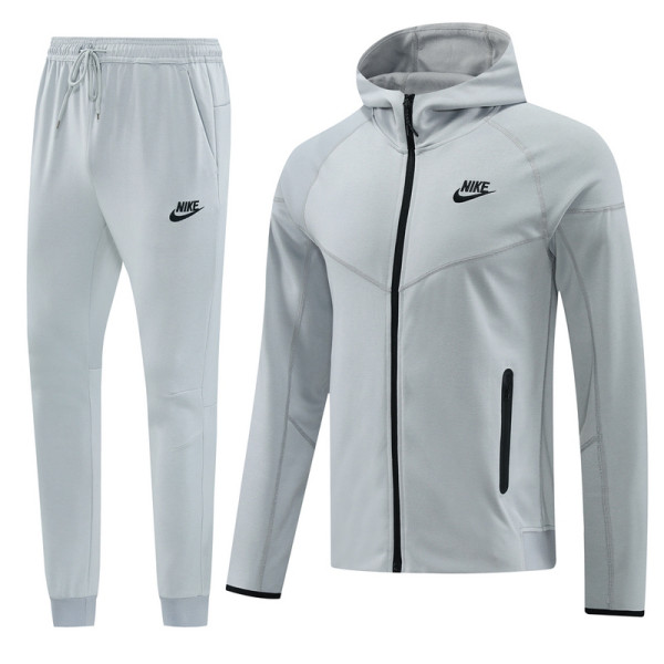2025 NK~ Grey Hoody Zipper Jacket Tracksuit