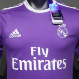 2016/17 RM Purple Away Retro Player Version Soccer Jersey 球员版