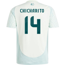 CHICHARITO #14 Mexico 1:1 Quality Away Fans Soccer Jersey 2024/25