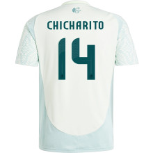 CHICHARITO #14 Mexico 1:1 Quality Away Fans Soccer Jersey 2024/25