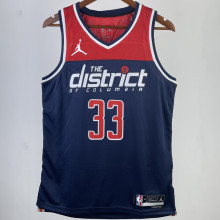 2023/24 Wizards KUZMA #33 Dark Blue NBA Jerseys