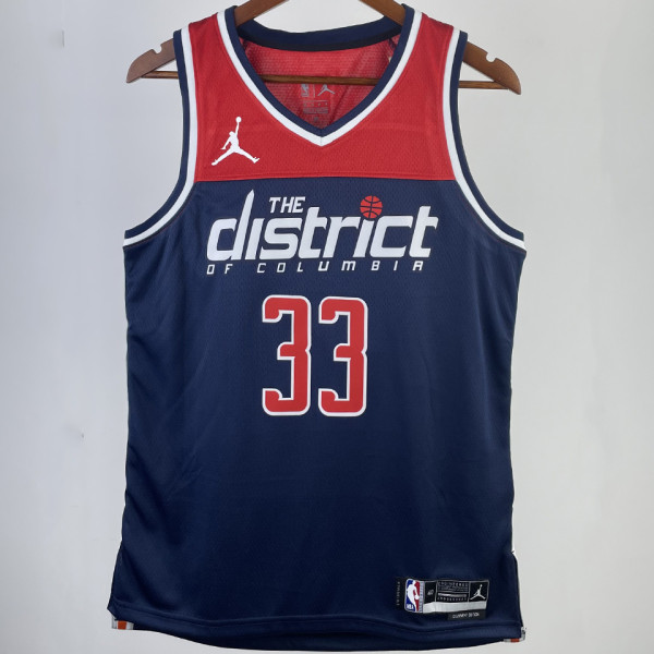 2023/24 Wizards KUZMA #33 Dark Blue NBA Jerseys