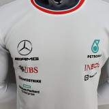 2022 Mercedes AMG Petronas F1 White Long Sleeve Team T-Shirt