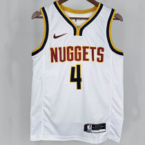 2024 Nuggets WESTBROOK #4 White NBA Jersey