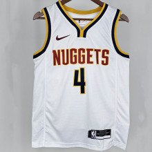 2024 Nuggets WESTBROOK #4 White NBA Jersey