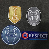 2018 Uefa league champion patch +Fifa club world cup champion patch + Respect+13 trophy patch