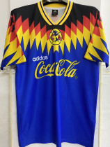 1995 Club America Away Blue Retro Soccer Jersey