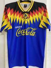 1995 Club America Away Blue Retro Soccer Jersey