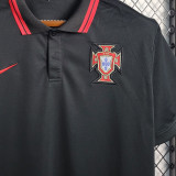 2023 Portugal Black POLO Jersey