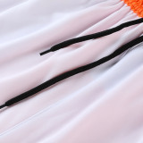 2022 Nk White Orange Short Training Jersey(A Set)