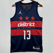 2025 Wizards POOLE #13 Sapphire Blue NBA Jerseys