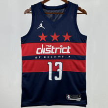 2025 Wizards POOLE #13 Sapphire Blue NBA Jerseys