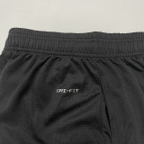 2024/25 Nk~ Black NBA Cotton Shorts Pants
