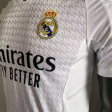 2024/25 RM Home White Player Version Soccer Jersey