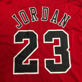 JORDAN # 23 Bulls Red Mitchell Ness Retro Jerseys