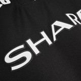 1998/99 M Utd Black Retro Long Sleeve Soccer Jersey