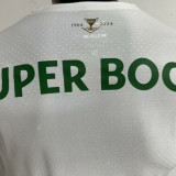 2024 Sporting CP Lisbon White Player Version Soccer Jersey 里斯本