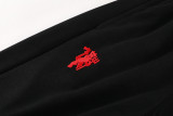 2025 M Utd Black Zipper Jacket Tracksuit