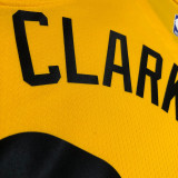 2023 Jazz CLARKSON #00 Yellow NBA Jerseys