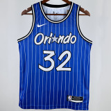 2019 Magic ONEAL #32 Royal Blue Retro NBA Jerseys