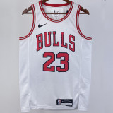 2023/24 Bulls JORDAN #23 White NBA Jerseys 热压