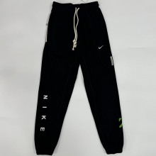 2024/25 Nk~ Black Pure Cotton Sports Trousers Zipper style