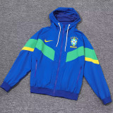 2024/25 Brazil Blue Windbreaker