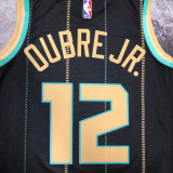 2023 Hornets BALL #12 Black City Edition NBA Jerseys