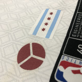 Bulls ROSE #1 White City Edition NBA Jerseys