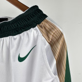 2024/25 Celtics White NBA Pants