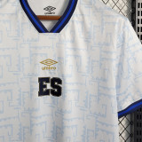 2023/24 EL Salvador Away White Fans Soccer Jersey 萨尔瓦多