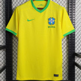 2023/24 Brazil Home 1:1 Quality Yellow Fans Soccer Jersey