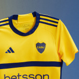 2023/24 Boca Away Yellow Fans Soccer Jersey