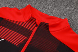 2025 AC Red Kids Sweater Tracksuit