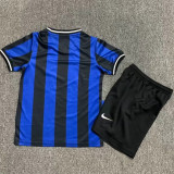 2010 In Milan Home UCL Final Version Retro Kids Soccer Jersey 胸前有决赛小字版