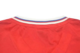 1982 England Away Red Retro Soccer Jersey