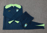 2024/25 Brazil Sapphire Blue Sweater Tracksuit