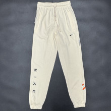 2024/25 Nk~ White Pure Cotton Sports Trousers Zipper style