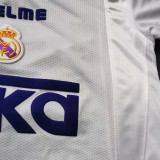 1997-1998 RM White Home Retro Soccer Jersey