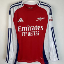 2024/25 ARS Home Red Long Sleeve Fans Soccer Jersey