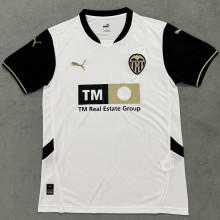 2024/25 Valencia Home White Fans Soccer Jersey