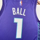 2023/24 Hornets BALL #1 NBA Jerseys