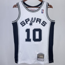 1993/94 Spurs ROOMAN #10 White Retro NBA Jerseys热压