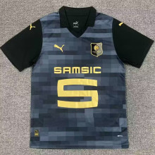 2023/24 Rennais Third Black Fans Soccer Jersey